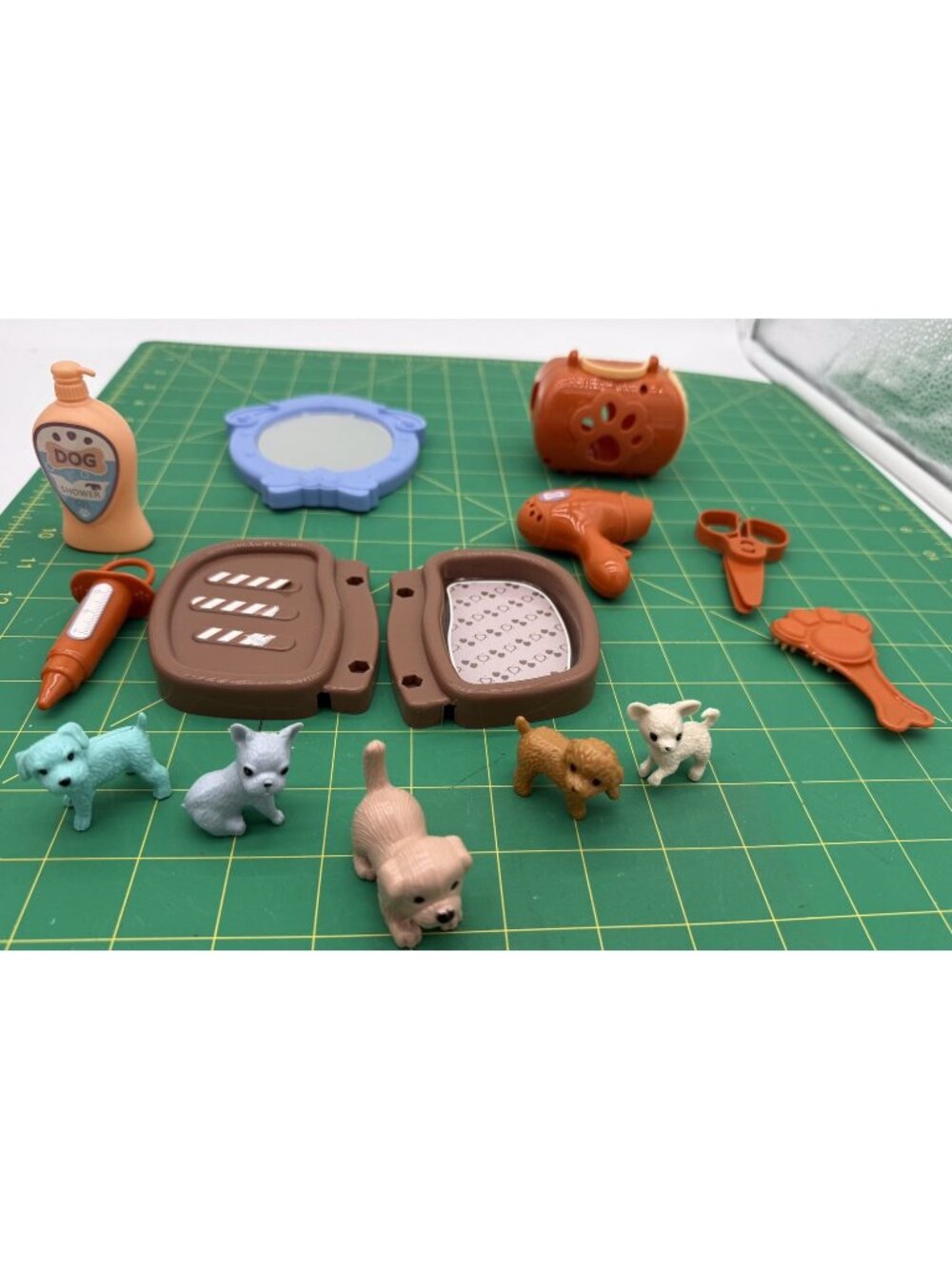 Cute Pets Pet Care Grooming Play Set Vet Kit 5 Dogs  Replacements
